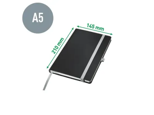 Notitieboek Leitz Style A5 lijn 160 pagina's groen