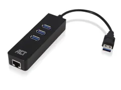USB 3.2GEN1 HUB 3 Poorten Met Gigabit Netwerkpoort