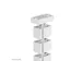 Neomounts ADS06-132WH Kabelgeleider - modulaire segmenten - magnetisch