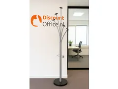 Kapstok met parapluhouder 5 haken Zilver / Zwart