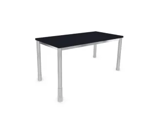 In hoogte verstelbaar bureau,HxBxD 720-840x1200x600mm,CC-zwart - 2