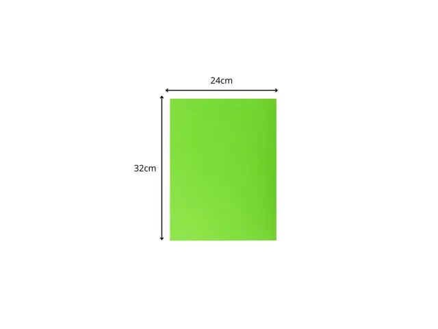 Dossiermap Met Dubbel Tas Rock''s 220 Lime Groen A4 25 Stuks