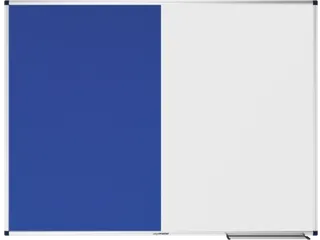 UNITE combibord blauw vilt-whiteboard 90x120cm - 1