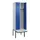 locker met bank,voor scheiding van kleding,HxBxD 2120x600x815mm,2vak
