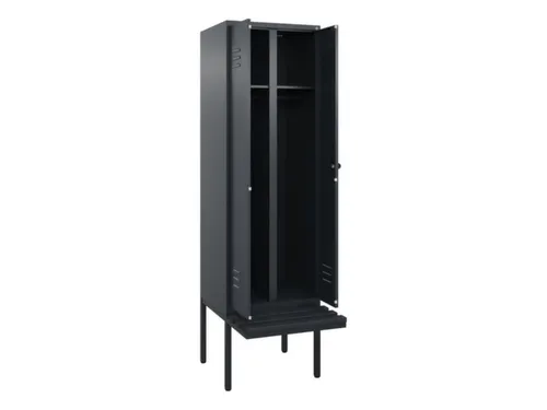 locker voor scheiding van kleding,HxBxD 2120x600x815mm,2vak