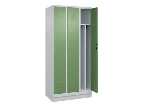 locker voor scheiding van kleding,HxBxD 1950x900x500mm,3vak