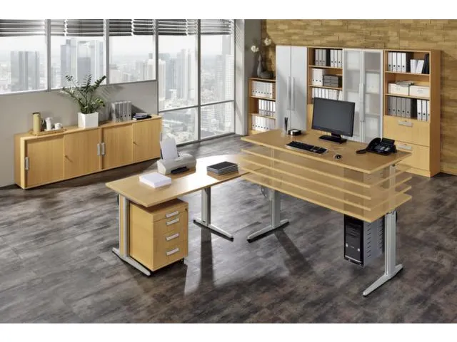 Armoire Combi 2000x800x420mm 3tablettes 3haut.class 2tiroirs Ds Erable