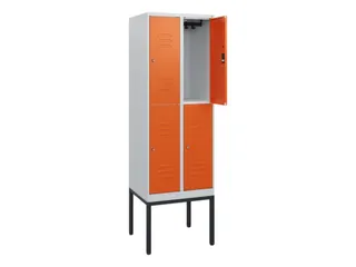 dubbeldekse locker,HxBxD 1950x600x500mm,2x2vak.,vak B 300mm - 2