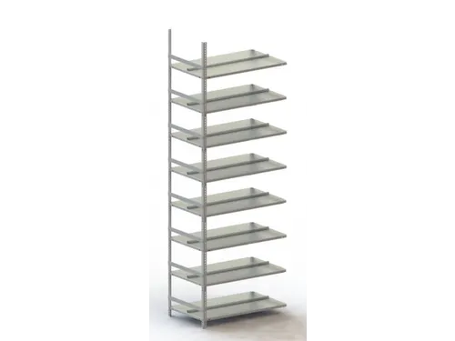 Schroefstelling Aanbouwveld Ral7035 2500x1002x604mm 8legborden 80kg