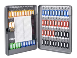 Sleutelkast metaal Pavo basic met cijferslot 75 haken 37x28x6cm grijs