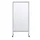 mobiel hygiënescherm 1800x855x390mm enkel veld PMMA