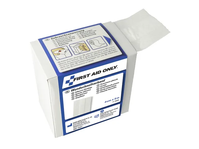Wondpleister First Aid Only hypoallergeen 5m x 4cm