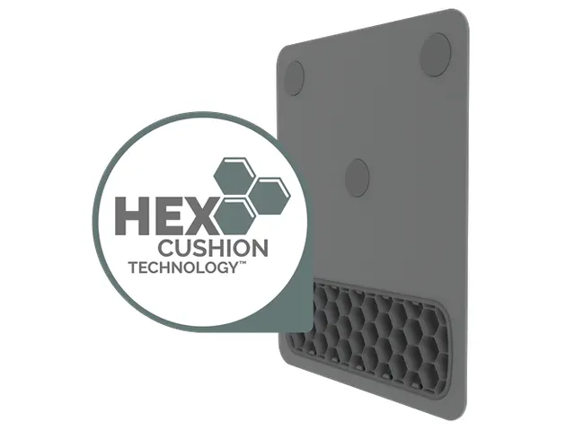 Muismat met polssteun Fellowes Breyta grijs 20x24cm