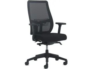 Bureaustoel NPR 1813 Net Zwart - 1
