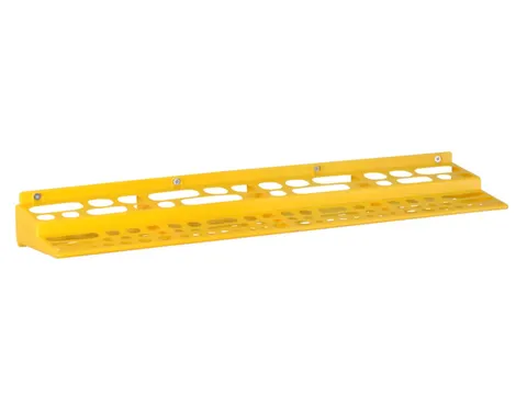porte-outils p. plaque de rangement perforée HxlxP 68x610x150mm jaune