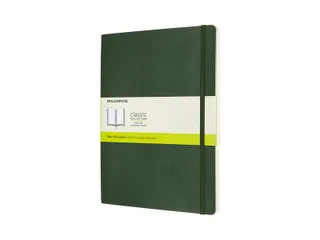 Notitieboek Moleskine XL 190x250mm blanco soft cover myrtle green - 1