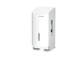 toiletpapierdispenser,HxBxD 277x117x130mm,v. 2rol(len),behuizing RVS