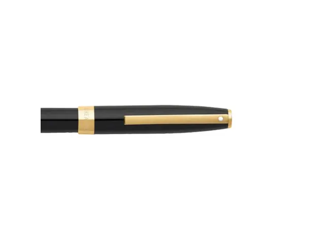 Stylo plume SHEAFFER Sagaris E9471 F Noir brillant ton or