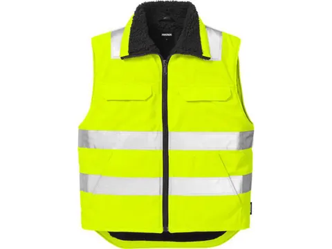 Fristads 110141 bodywarmer, fluo geel, maat XL, per stuk