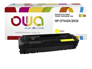 Tonercartridge OWA alternatief tbv HP CF542X geel - 1
