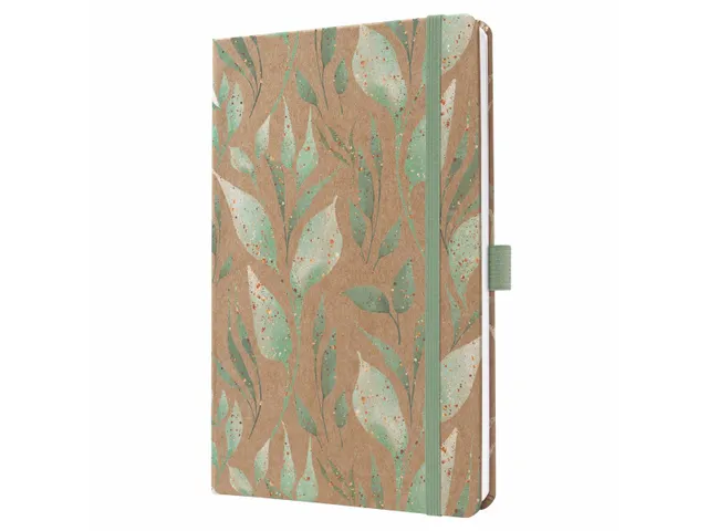 Weekagenda Pure A5 2026 (NL/FR/EN/DU) Sparkle Leaves Hardcover