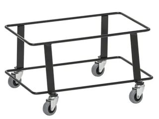 onderstel,v. boodschappenmand inhoud 27l,BxD 285x430mm,4zwenkwielen - 1