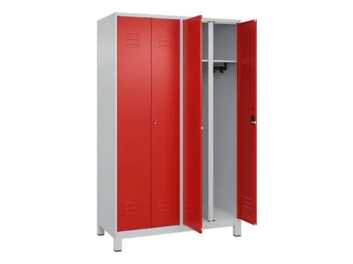 locker voor scheiding van kleding,HxBxD 1950x1200x500mm,4vak