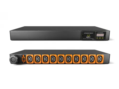 Vertiv MG01D1R0-10L133-2PS6B2H10-S, Gemeten, 1U, Horizontaal, Zwart, 1