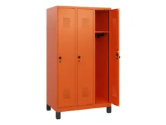 schoollocker,HxBxD 1630x900x500mm,3vak,vak B 300mm,draaigrendel,voeten