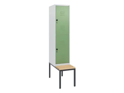 Dubbeldekse dekenkist,HxBxD 1950x400x815mm,1x2vak.,vak B 400mm