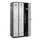 locker,HxBxD 1850x900x500mm,3vak,vak B 300mm,draaigrendel