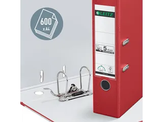 Leitz 180° Ordner 1010 80mm A4 PP Rood 3 stuks - 3