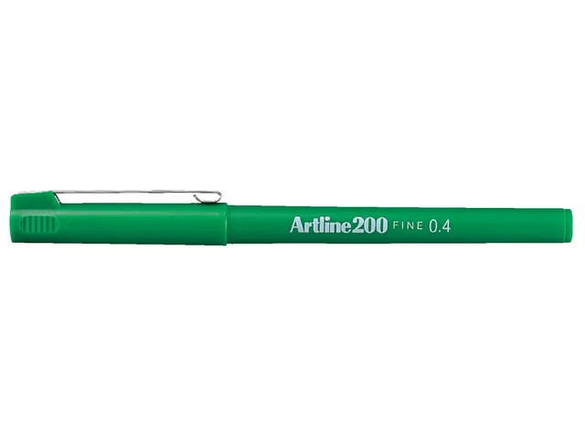 Fineliner Artline 200 rond fijn groen