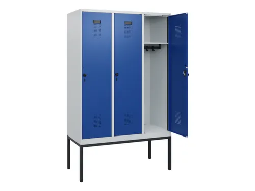 schoollocker,HxBxD 1950x1200x500mm,3vak,vak B 400mm,draaigrendel