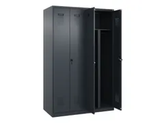 PBM-locker,HxBxD 1850x1200x500mm,4vak,vak B 300mm,draaigrendel