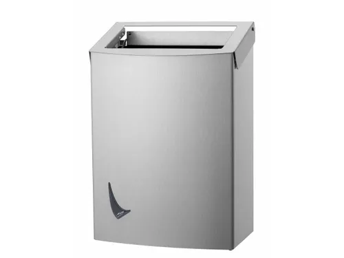 Afvalbak 20 Liter RVS Fingerprint Proof Open