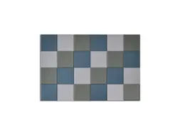 Akoestische PET-vilt wandtegels 30x30cm Combi Blauw 24 Stuks