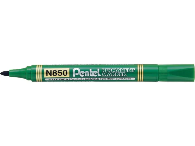 Pentel N850-D Permanent marker Ronde punt 4,2mm Groen
