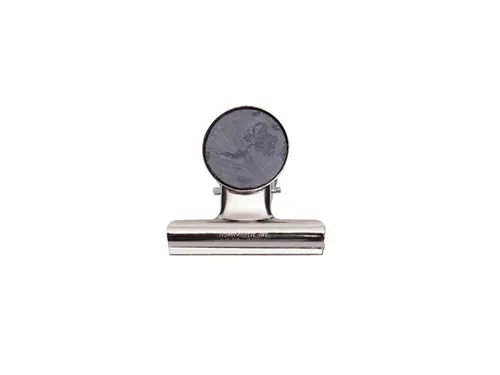 Papierklem MAUL Bulldog met magneet 52mm capaciteit 20mm zilver