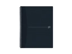 Spiraalblok Oxford Origin A4+ ruit 5mm 70vel zwart