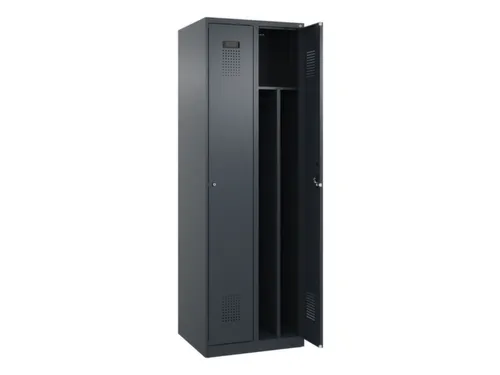 locker voor scheiding van kleding,HxBxD 1850x600x500mm,2vak