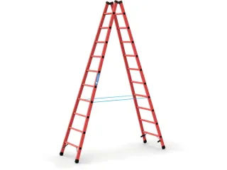 Ladder Met Sporten Bomen/sporten Glasvezel Boom L 3 00M 2X10Sporten - 3