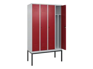 locker voor scheiding van kleding,HxBxD 2120x1200x500mm,4vak - 2