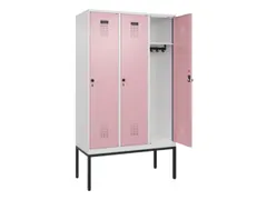 locker,HxBxD 2120x1200x500mm,3vak,vak B 400mm,draaigrendel