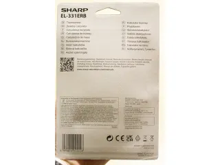 Calculator Sharp-EL331ERB zilver desktop - 3
