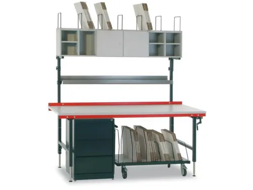 formulierarchivering,v. paktafel,BxD 1630x230mm,staal,zilvergrijs
