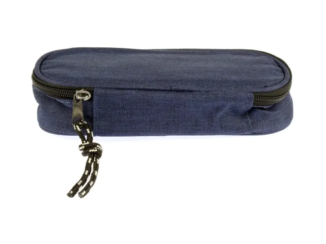 Etui Kangaro met inleg donker blauw ca 22x5x9cm