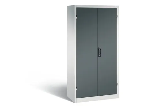 acculaadkast 1950x930x500mm 15stekkerdozen 230V ventilator fr. RAL7016