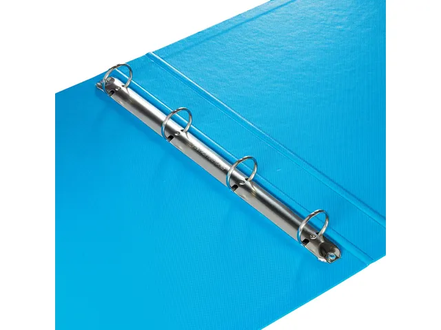 Ringband Esselte Vivida A4 4-rings O-mech 25mm PP blauw