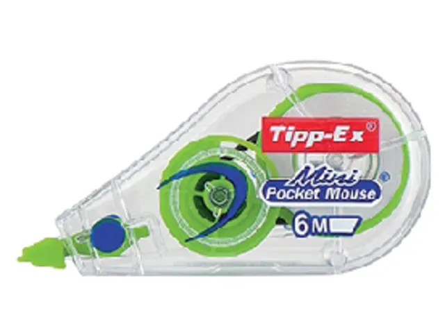 Correctietape Tipp-Ex mini pocket mouse 5mmx6m display à 30 +10 grati